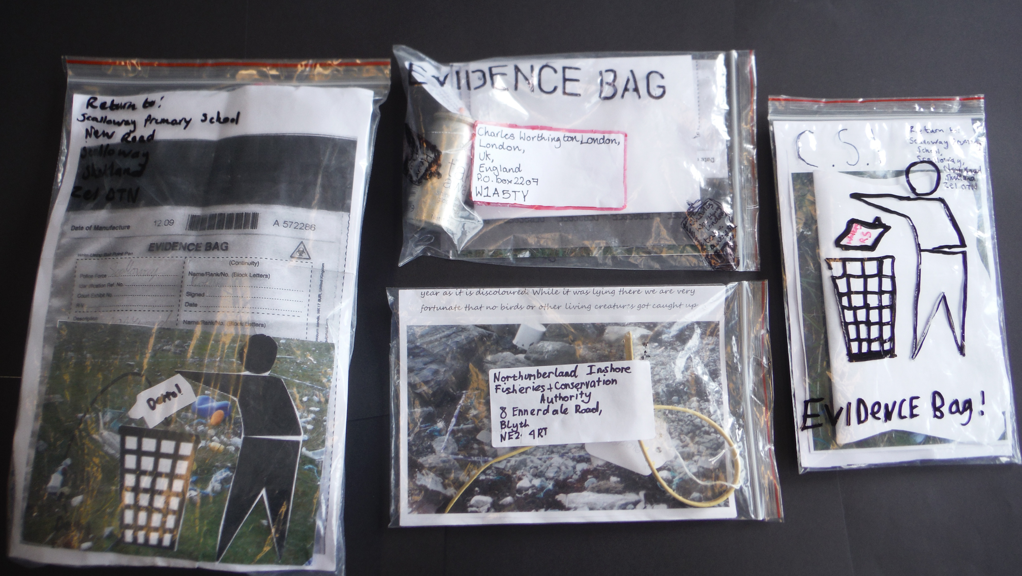 scalloway-evidence-bags