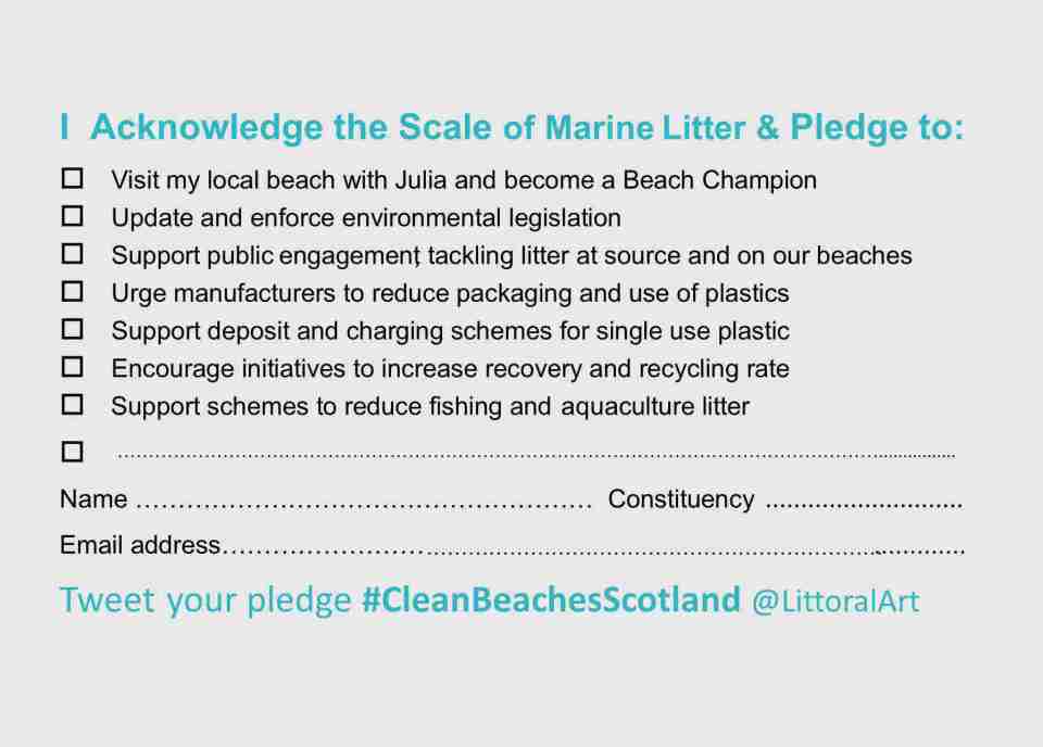 PLEDGE CARD #CleanBeachesScotland