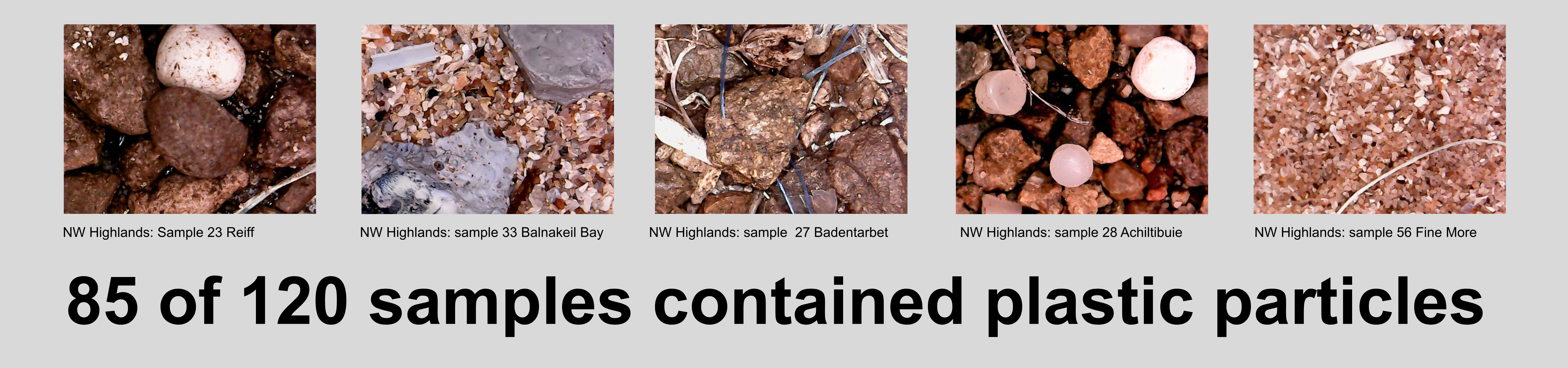5 NW SAND SAMPLEs panel